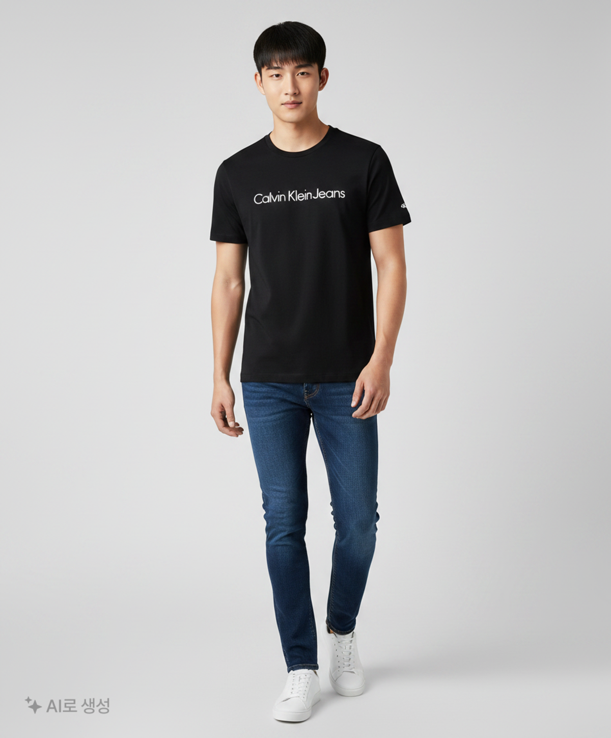 캘빈클라인 진(CALVIN KLEIN JEANS) 반소매 티셔츠 L