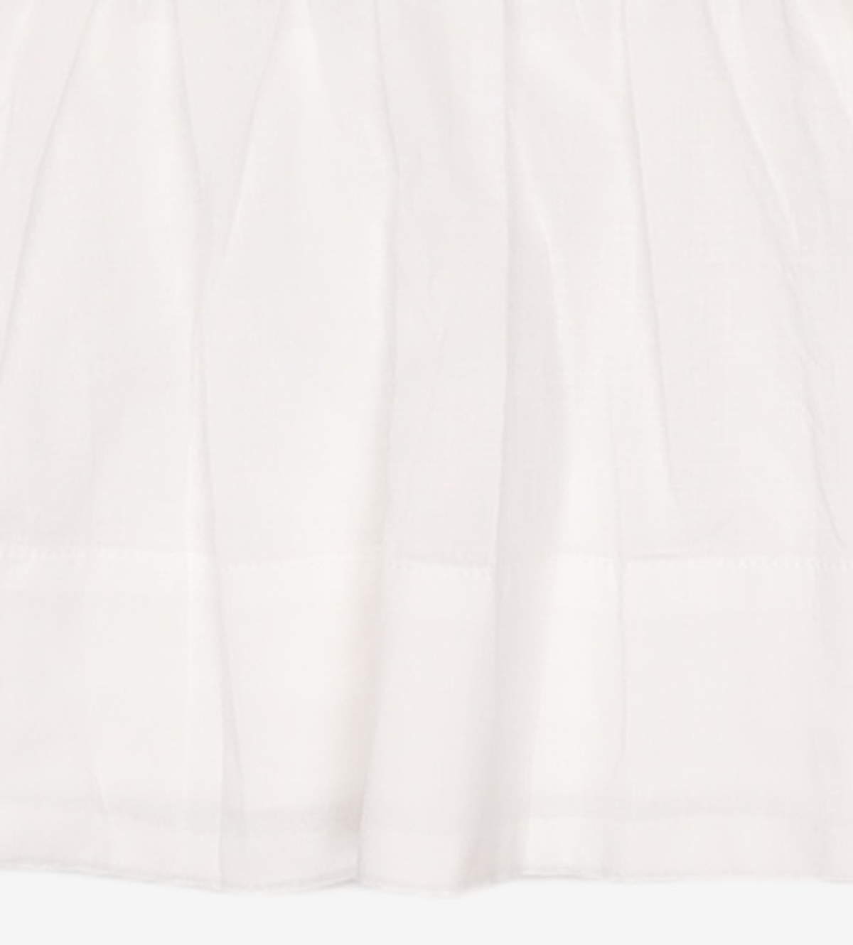 글로니(GLOWNY) G RUFFLED BUTTON BLOUSE (IVORY) L