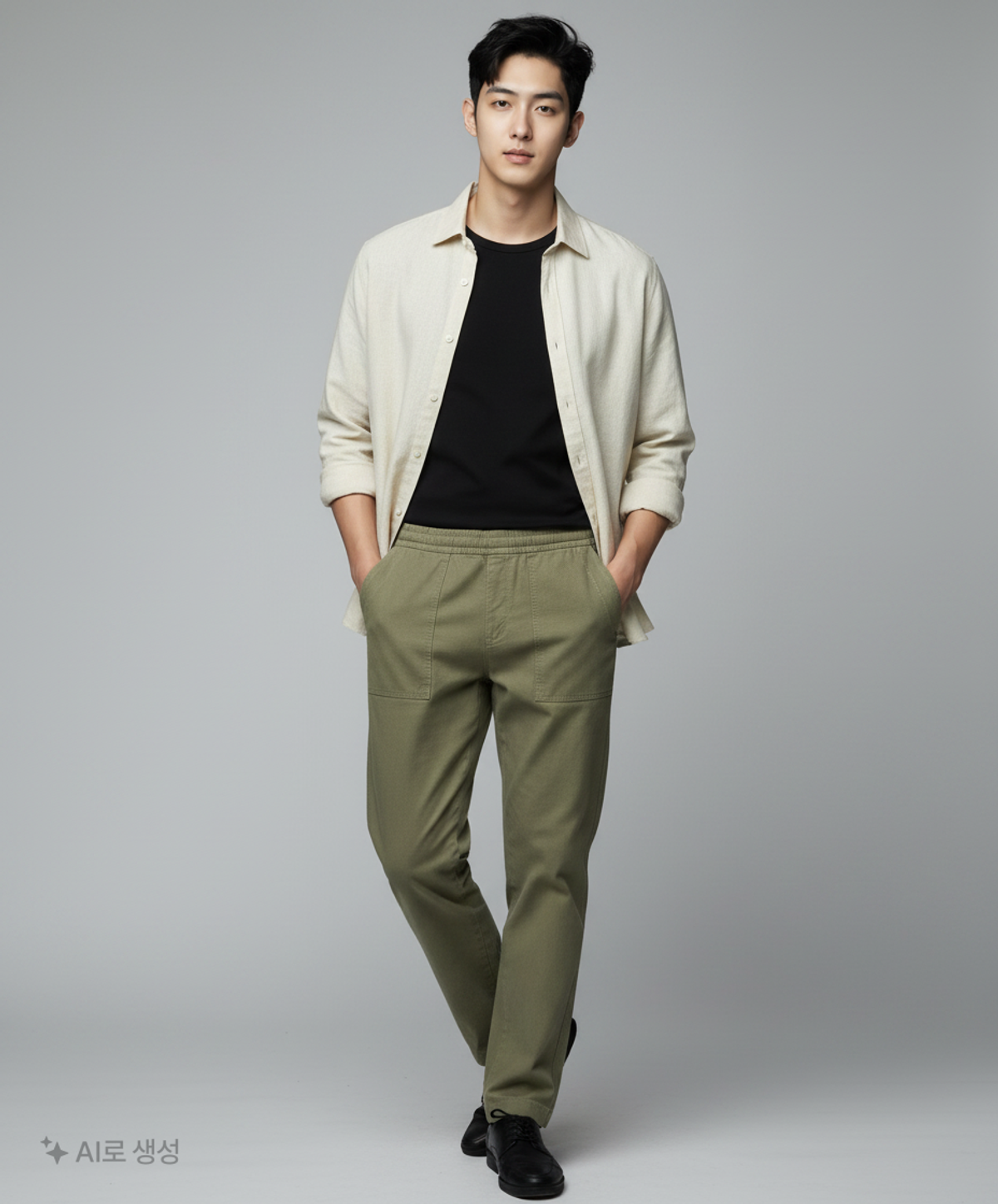 유니클로(UNIQLO) 코튼 팬츠 L