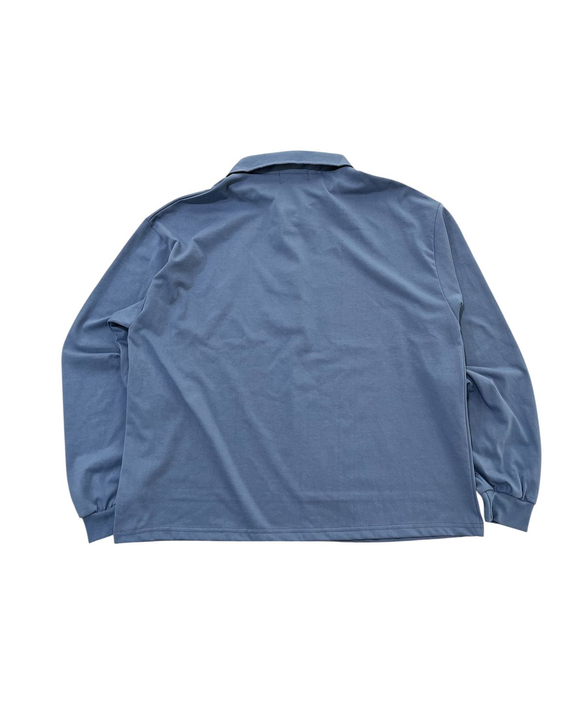 스케이터락(SK8ER ROCK) Army Patch Polo Shirt (Steel blue)