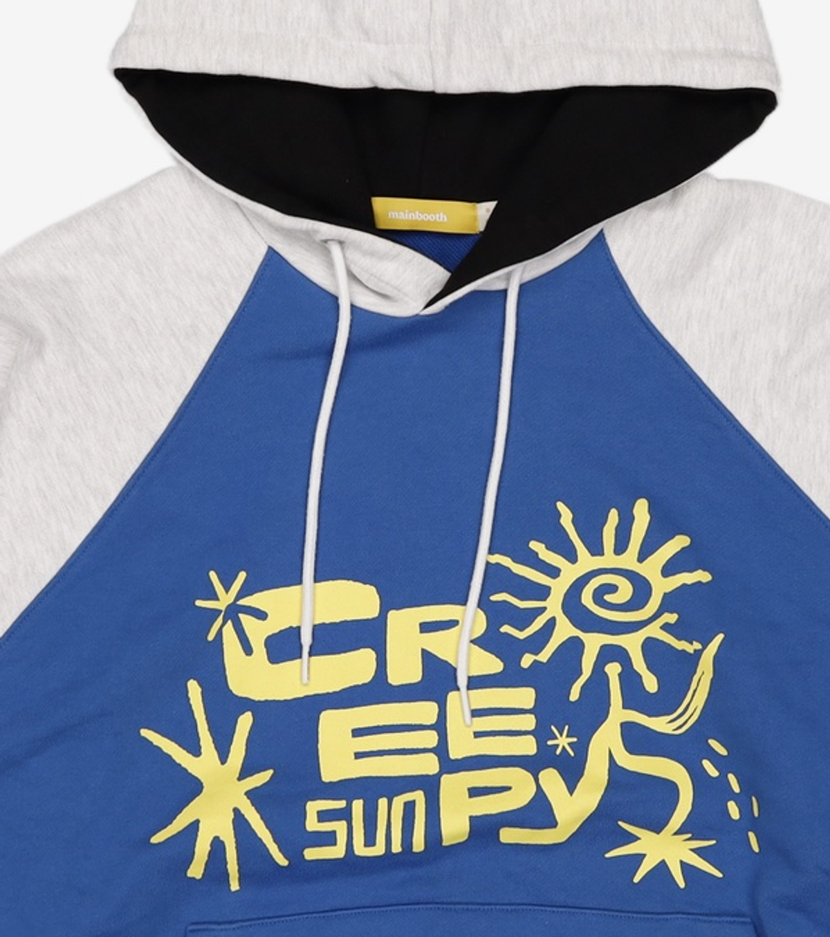 메인부스(MAINBOOTH) Creepy Sun Hood T-shirt(BLUE) 2