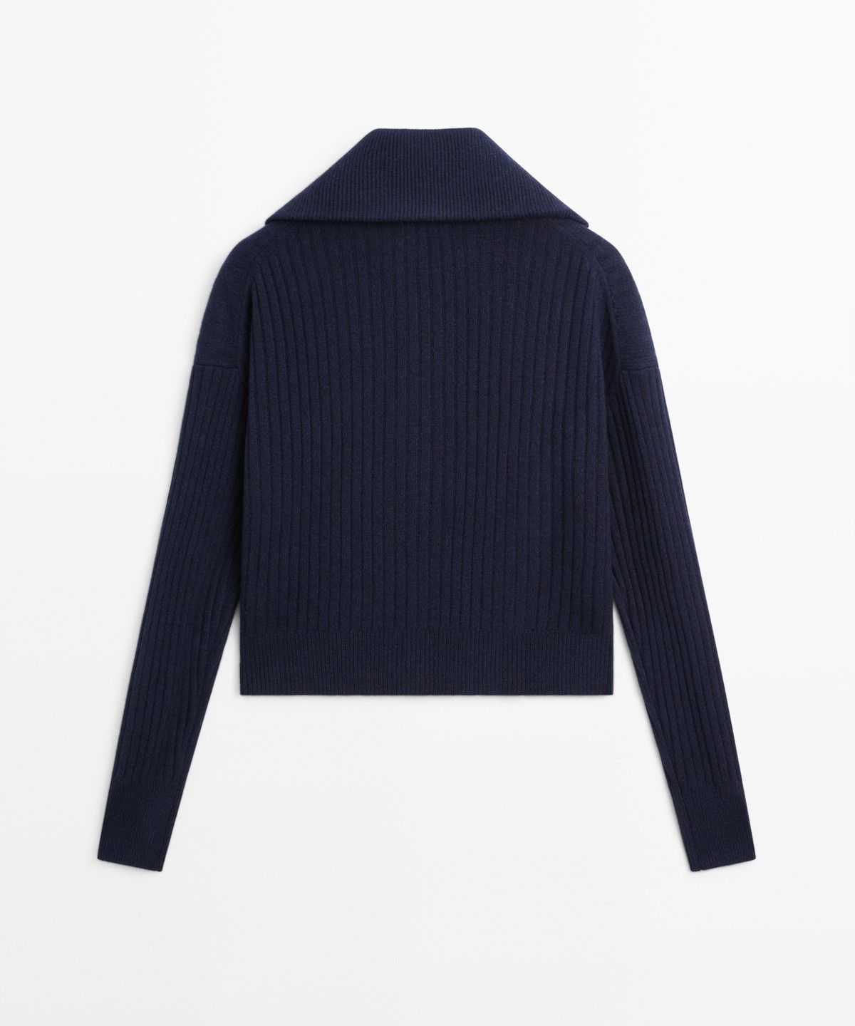 마시모두띠(MASSIMO DUTTI) 100% 울 집업 니트 자켓