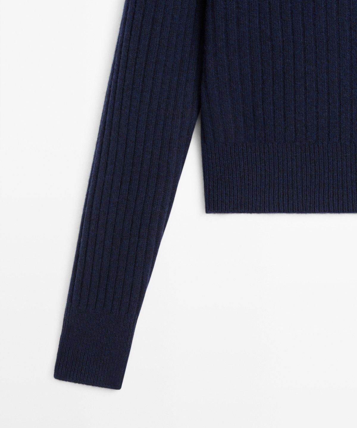 마시모두띠(MASSIMO DUTTI) 100% 울 집업 니트 자켓