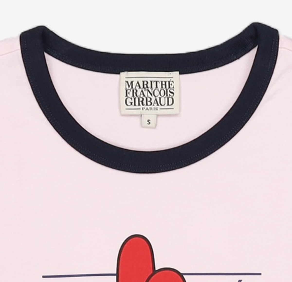 마리떼 프랑소와 저버(MARITHÉ + FRANҪOIS GIRBAUD) MARITHE X MY MELODY W RINGER TEE light pink S