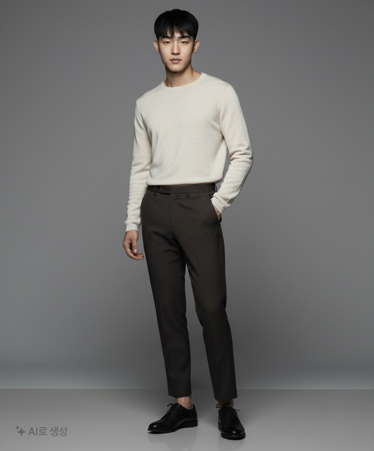 폴햄(POLHAM) 남성) 컴포트 슬림 히든밴딩 쿨 슬랙스_PHE2PP1032BK 34