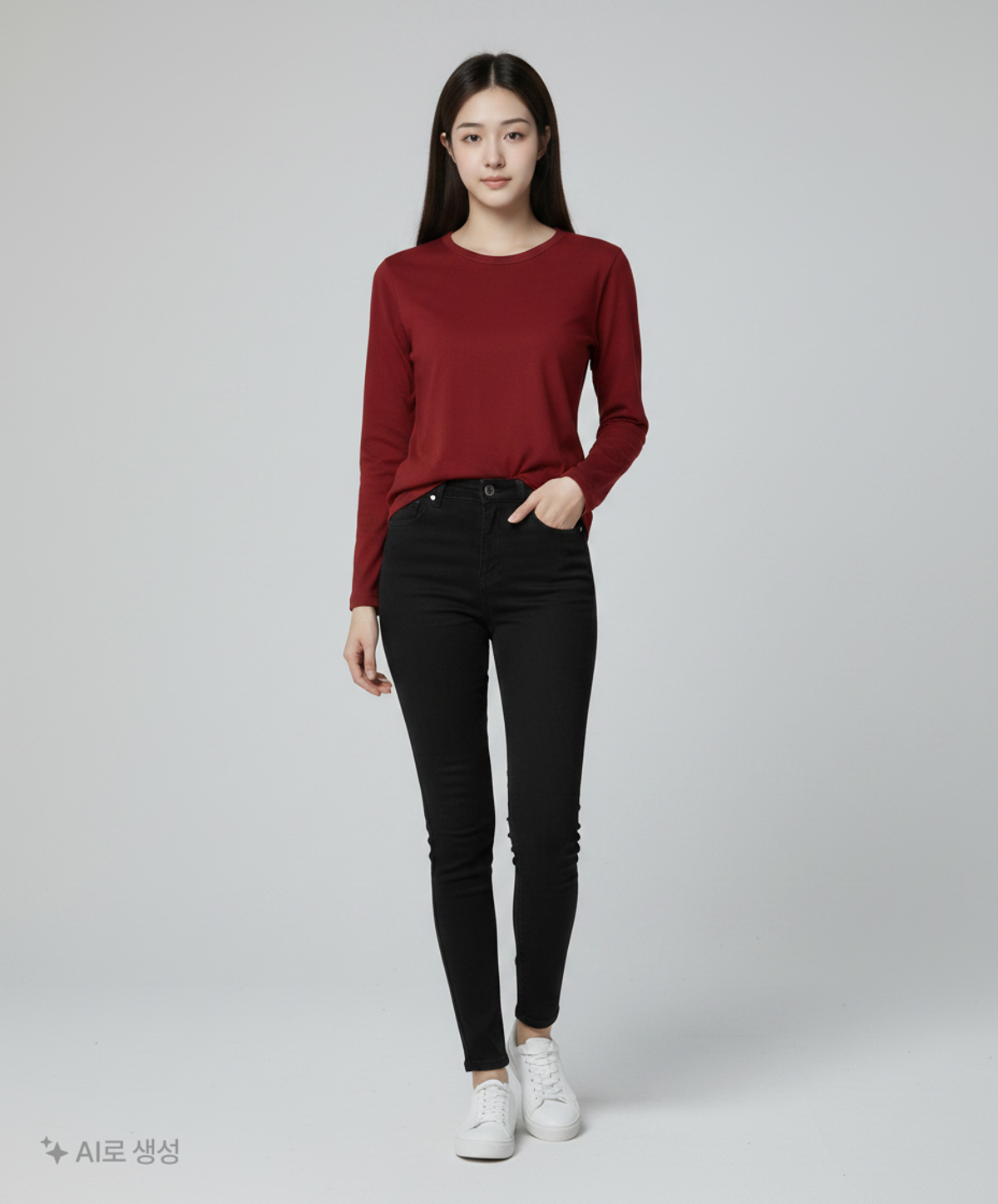 유니클로(UNIQLO) 긴소매 티셔츠 S