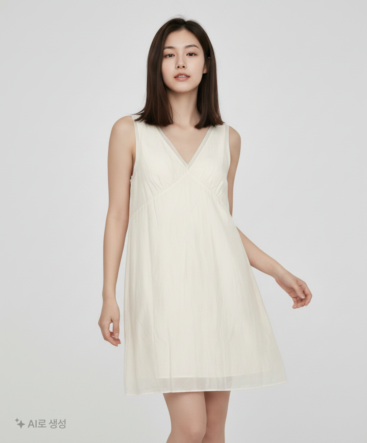 미쏘(MIXXO) V-neck Layered Dress M