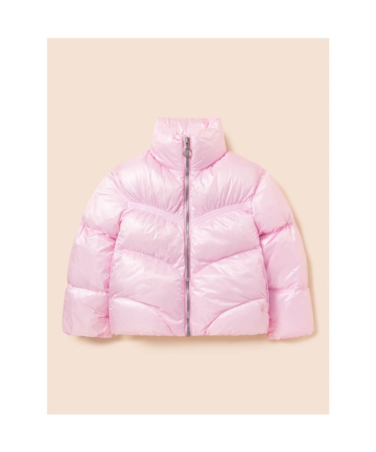 빈폴 키즈(BEANPOLE KIDS) 여아 셔링 숏 볼륨 패딩 점퍼  라이트 핑크 (BI6938G02Y)