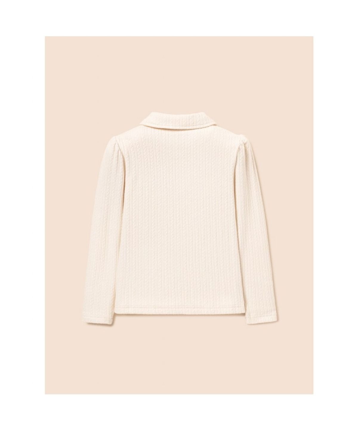 빈폴 키즈(BEANPOLE KIDS) 여아 카라 포인트 져지 블라우스  아이보리 (BI6941G020)