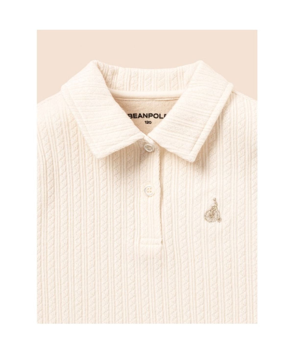 빈폴 키즈(BEANPOLE KIDS) 여아 카라 포인트 져지 블라우스  아이보리 (BI6941G020)