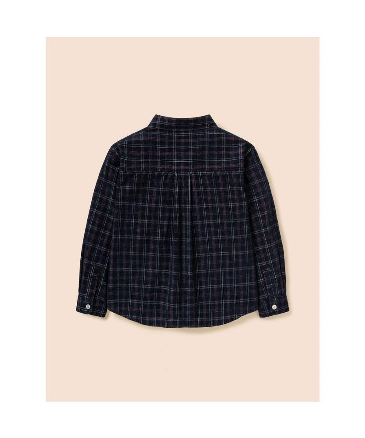 빈폴 키즈(BEANPOLE KIDS) [Essential] 체크 코듀로이 셔츠  네이비 (BI6964U02R)