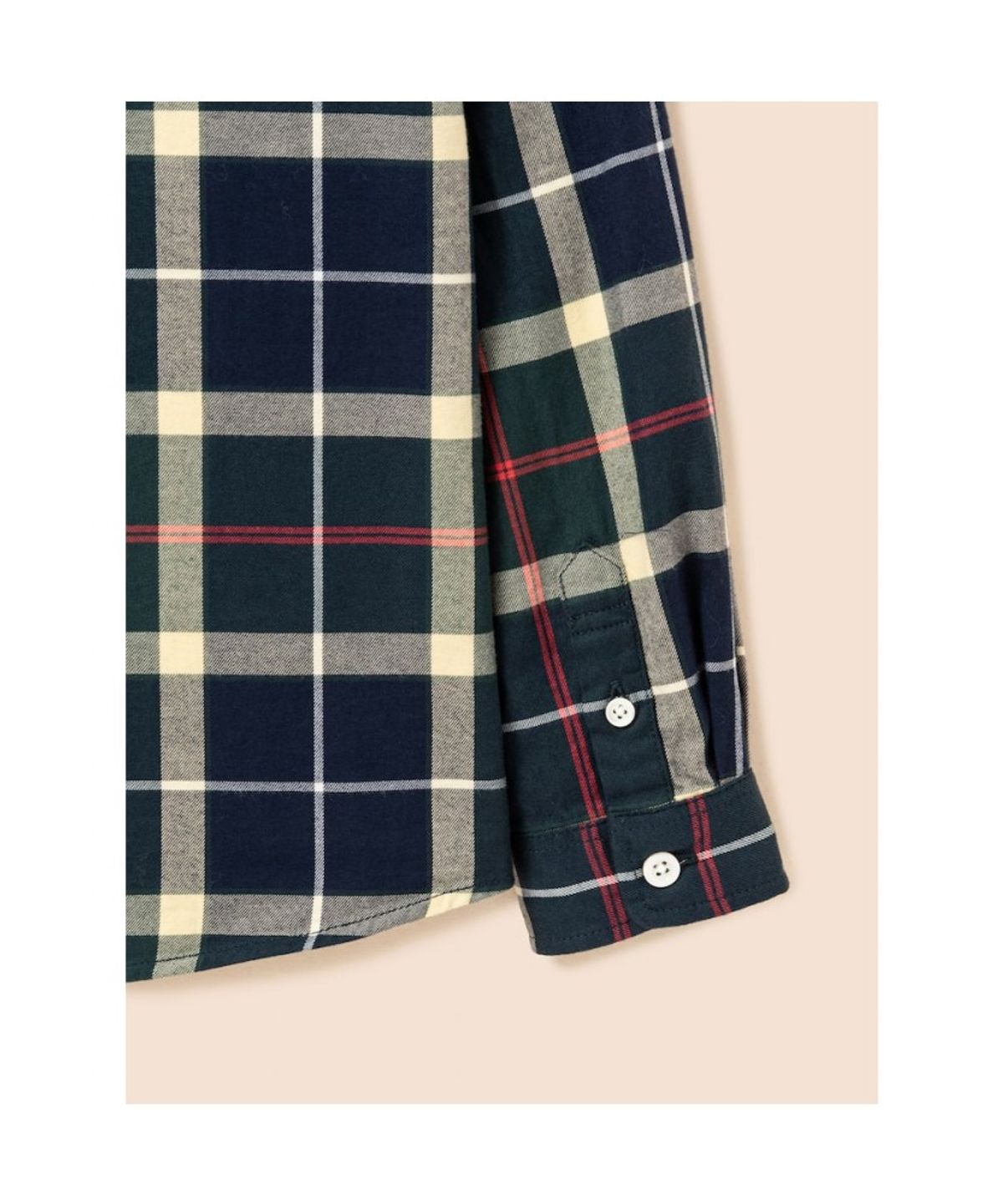 빈폴 키즈(BEANPOLE KIDS) 클래식 약기모 체크 셔츠  그린 (BI6964U03M)