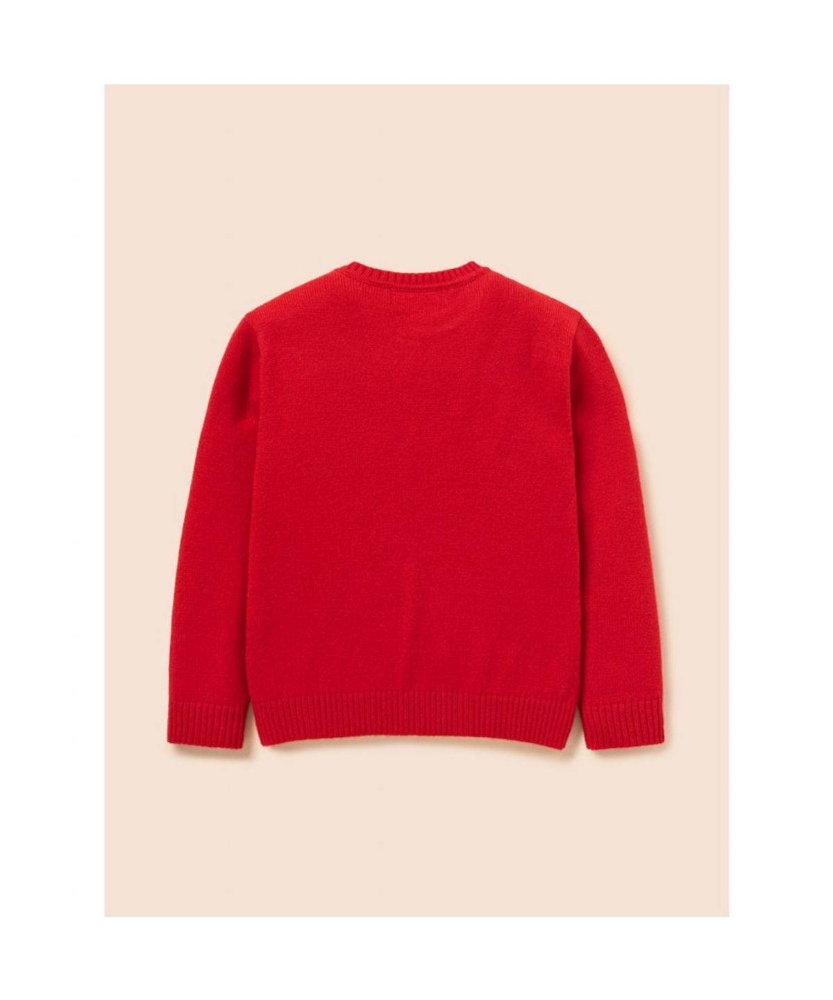 빈폴 키즈(BEANPOLE KIDS) [Essential] 울혼방 플레인 풀오버 니트  레드 (BI6951UE16)