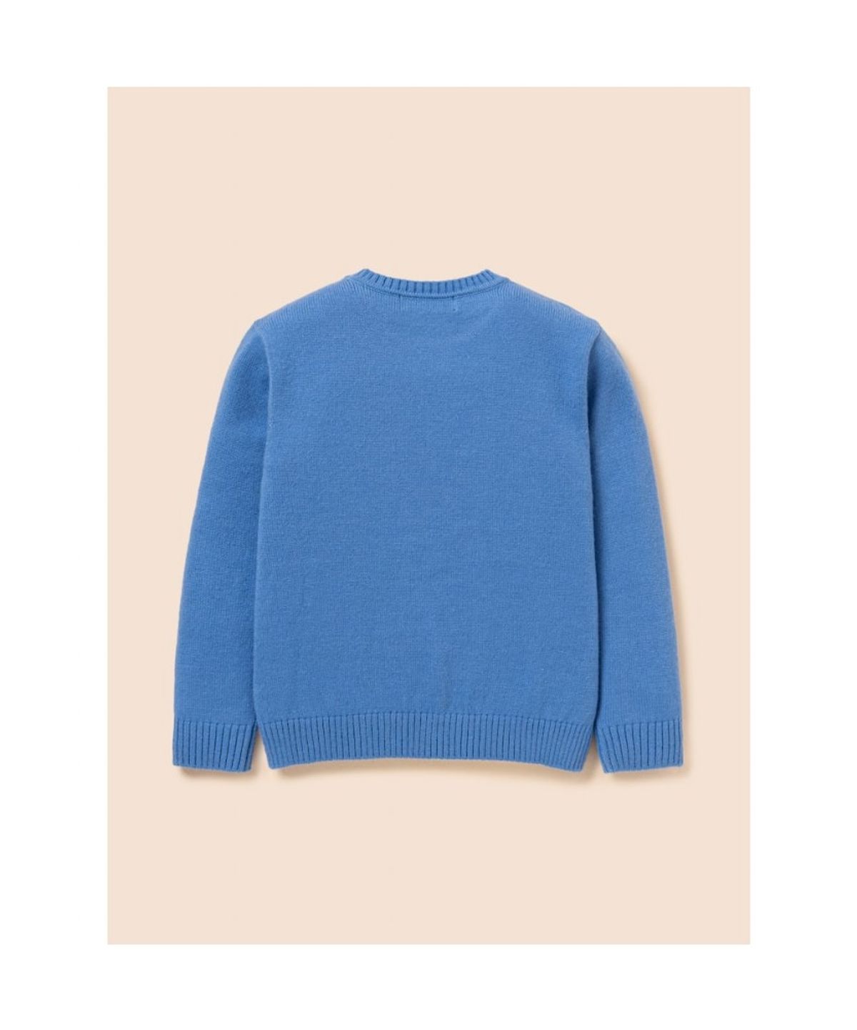 빈폴 키즈(BEANPOLE KIDS) [Essential] 울혼방 플레인 풀오버 니트  블루 (BI6951UE1P)