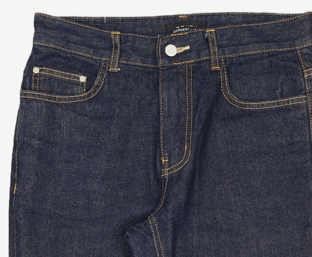가먼트레이블(GARMENT LABLE) Denim Roll-up Pants - Navy M