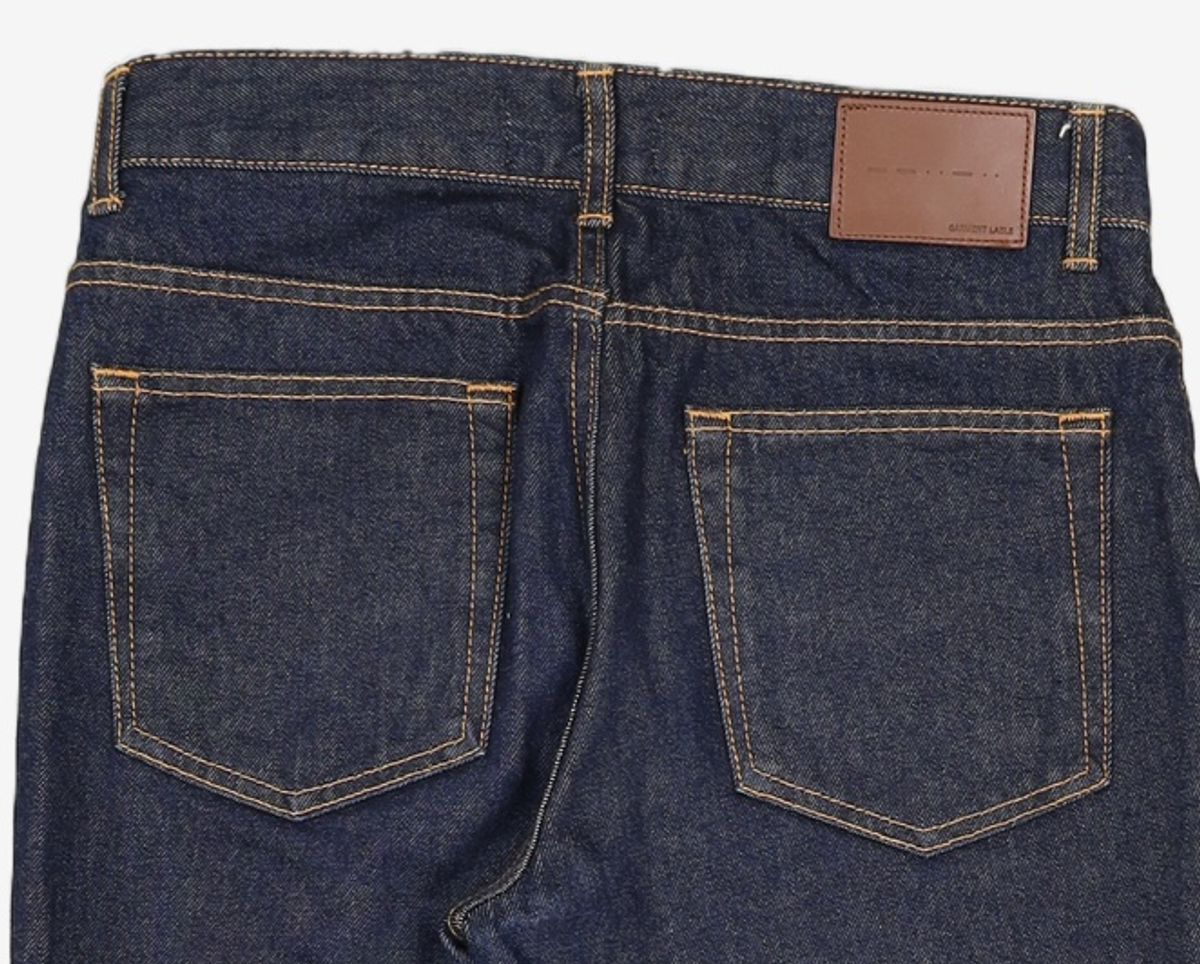 가먼트레이블(GARMENT LABLE) Denim Roll-up Pants - Navy M