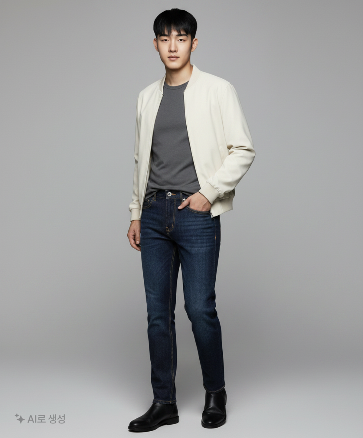 가먼트레이블(GARMENT LABLE) Denim Roll-up Pants - Navy M