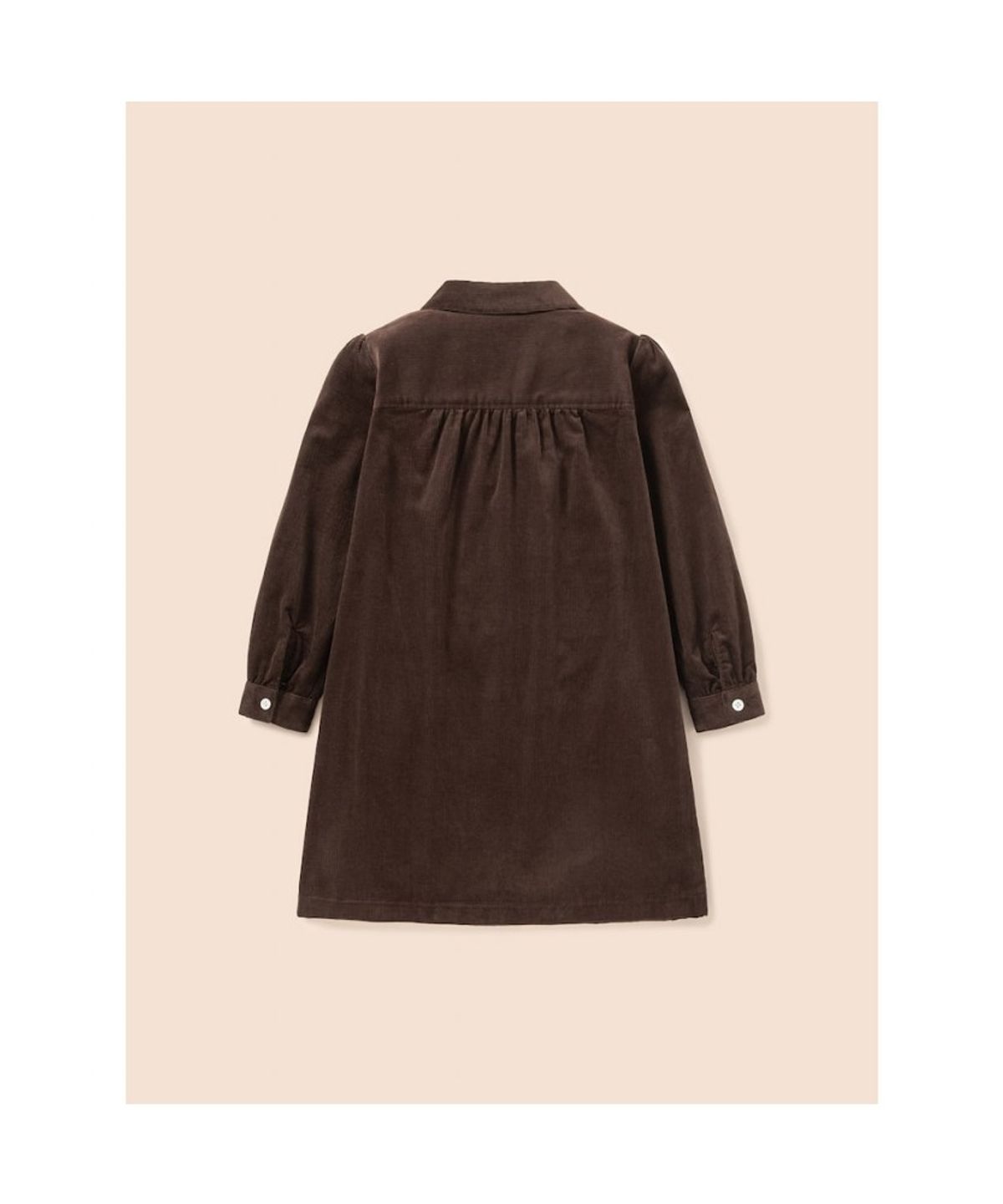 빈폴 키즈(BEANPOLE KIDS) 솔리드 코듀로이 원피스  브라운 (BI6971G04D)