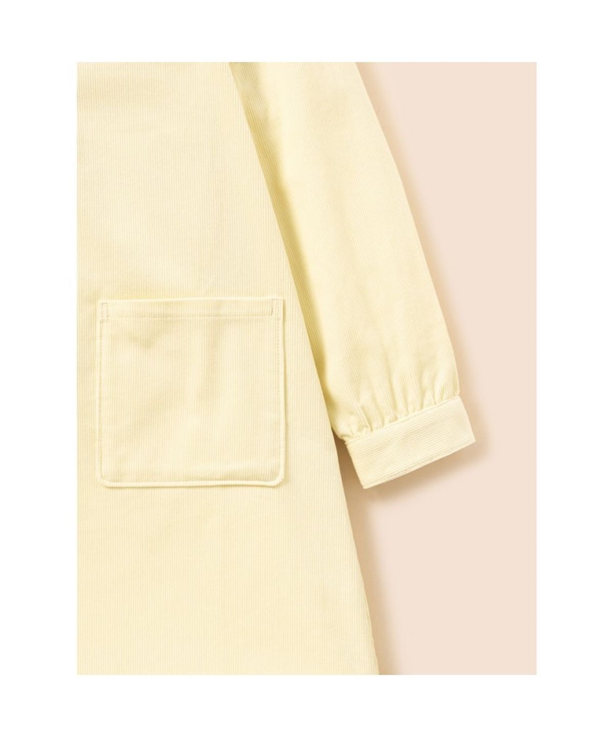빈폴 키즈(BEANPOLE KIDS) 솔리드 코듀로이 원피스  옐로우 (BI6971G04E)