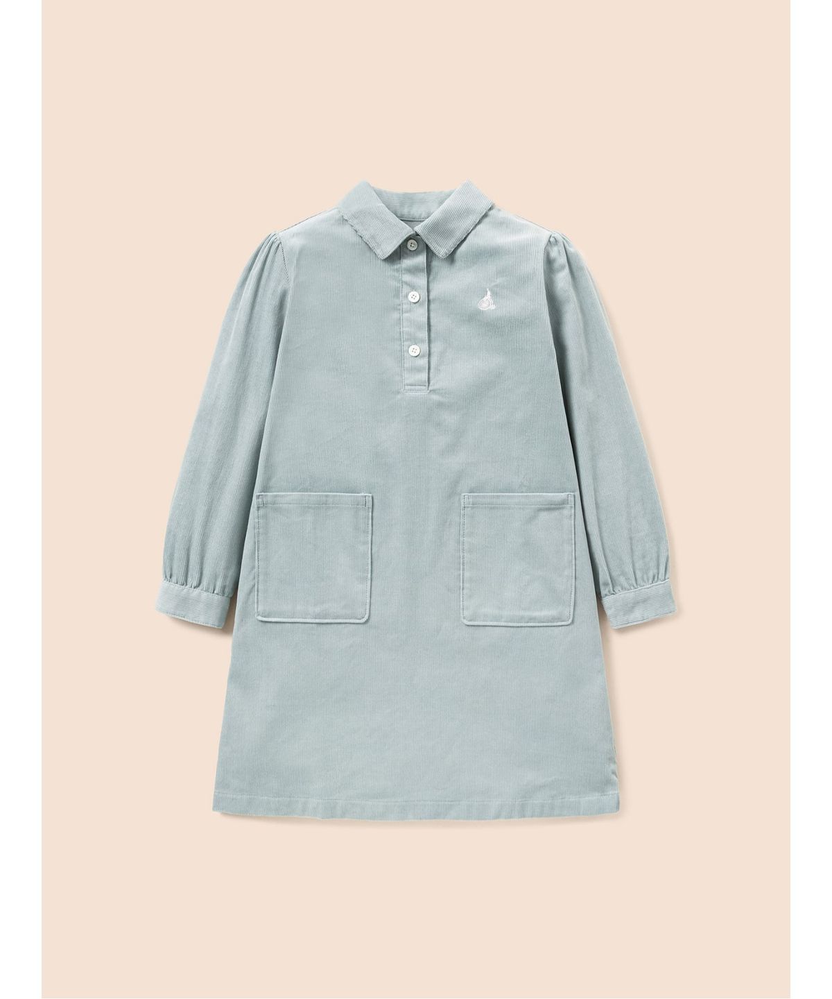 빈폴 키즈(BEANPOLE KIDS) 솔리드 코듀로이 원피스  라이트 그린 (BI6971G04L)
