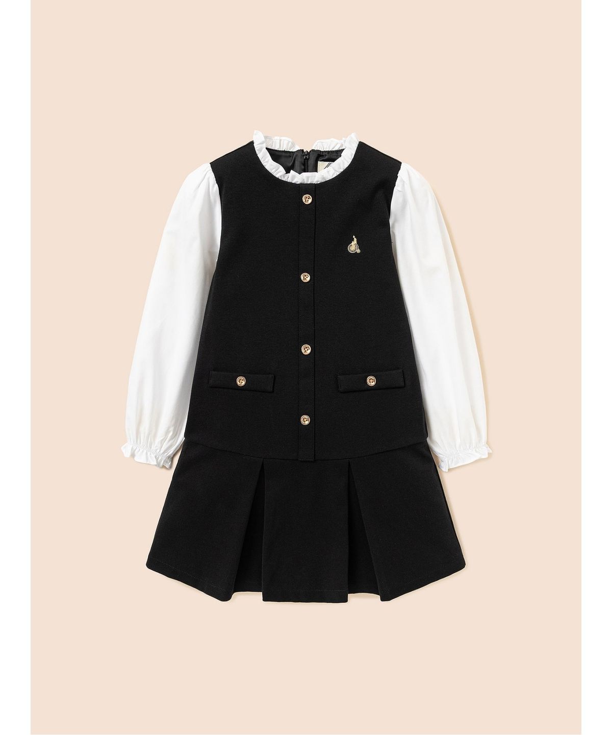 빈폴 키즈(BEANPOLE KIDS) 클래식 특양면 피나포어 원피스 - 블랙 (BI6971G065)