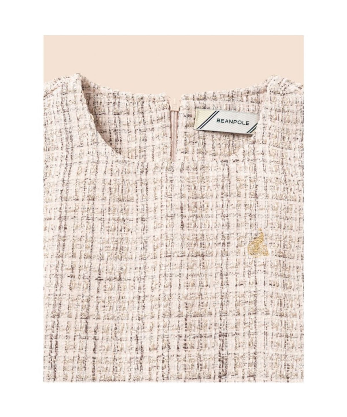 빈폴 키즈(BEANPOLE KIDS) 클래식 트위드 피나포어 원피스 - 베이지 (BI6971G07A)