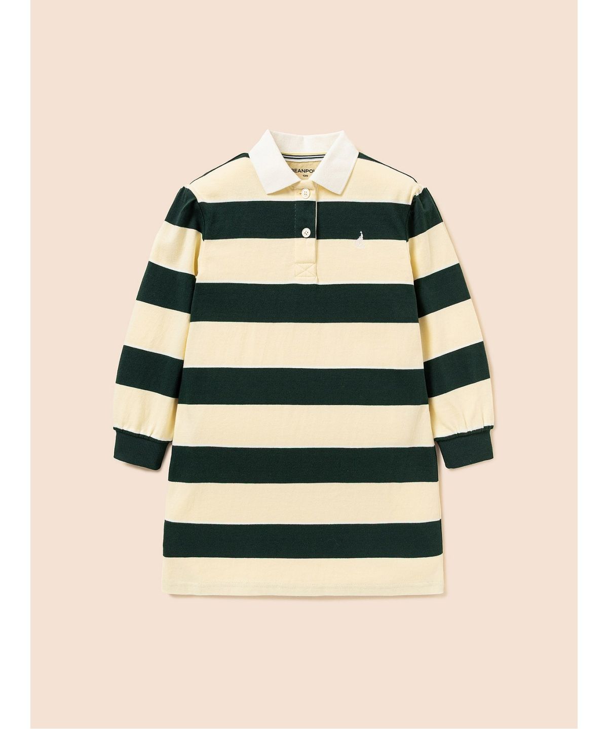 빈폴 키즈(BEANPOLE KIDS) 럭비 T칼라 원피스  그린 (BI6971G09M)