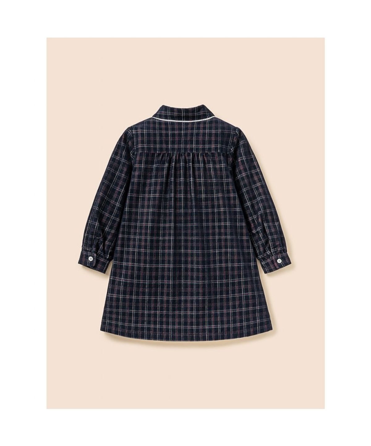 빈폴 키즈(BEANPOLE KIDS) 클래식 체크 코듀로이 원피스  네이비 (BI6971G03R)