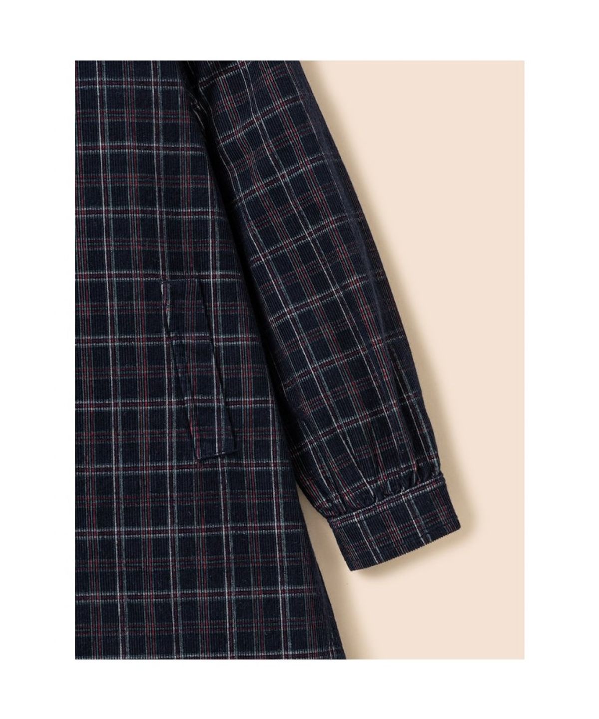 빈폴 키즈(BEANPOLE KIDS) 클래식 체크 코듀로이 원피스  네이비 (BI6971G03R)