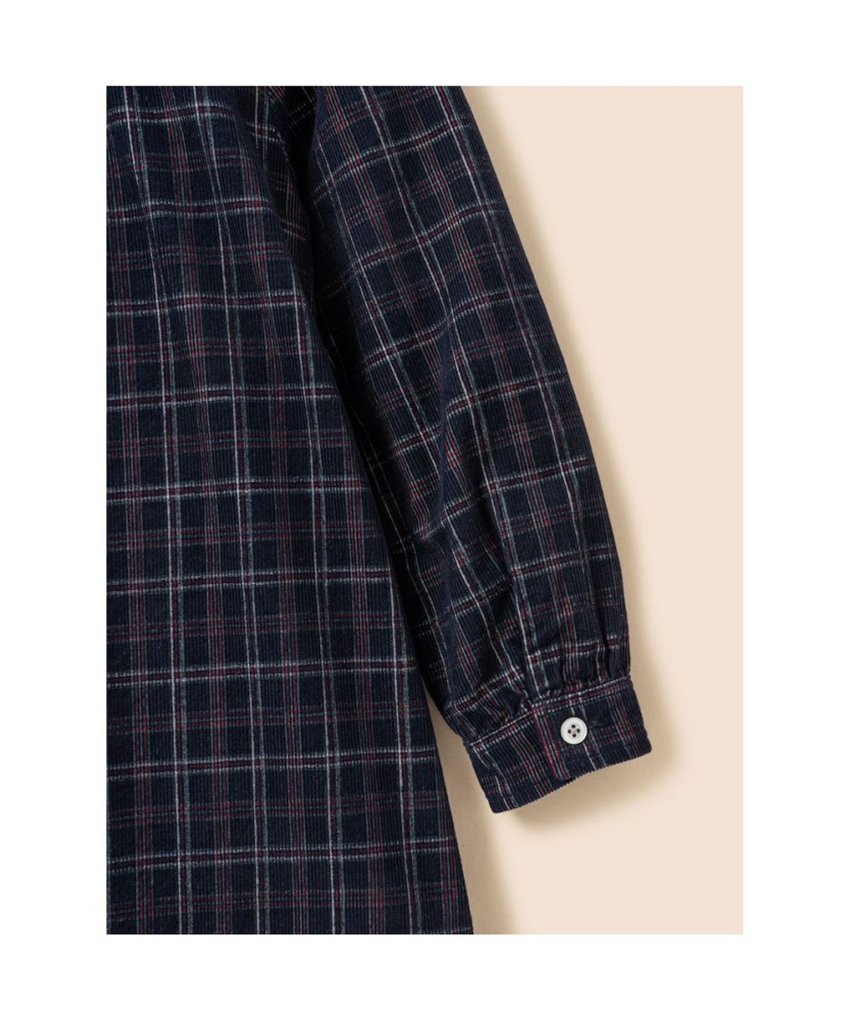 빈폴 키즈(BEANPOLE KIDS) 클래식 체크 코듀로이 원피스  네이비 (BI6971G03R)