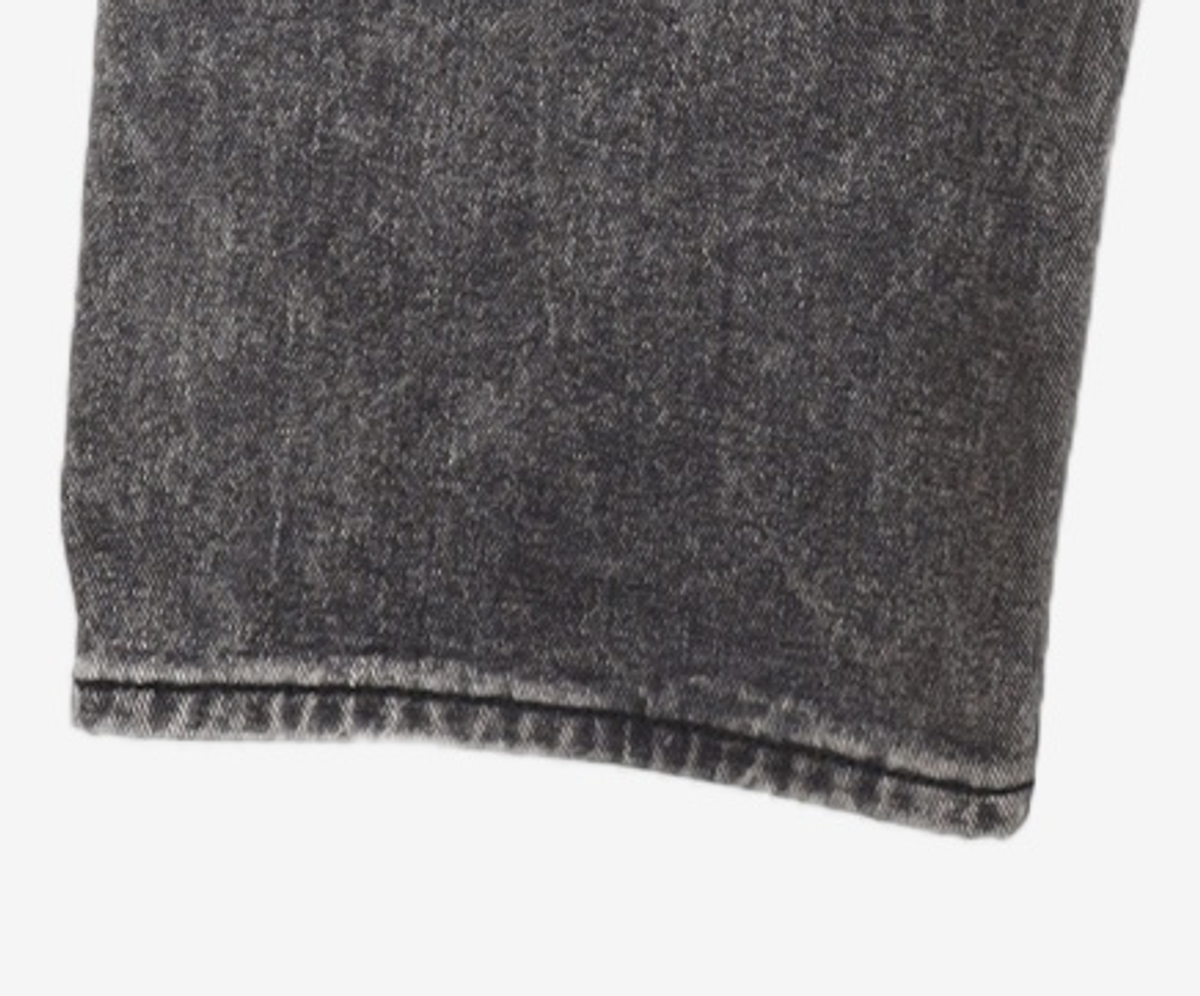 노매뉴얼(NOMANUAL) SEMIWIDE DENIM PANTS - BLACK M