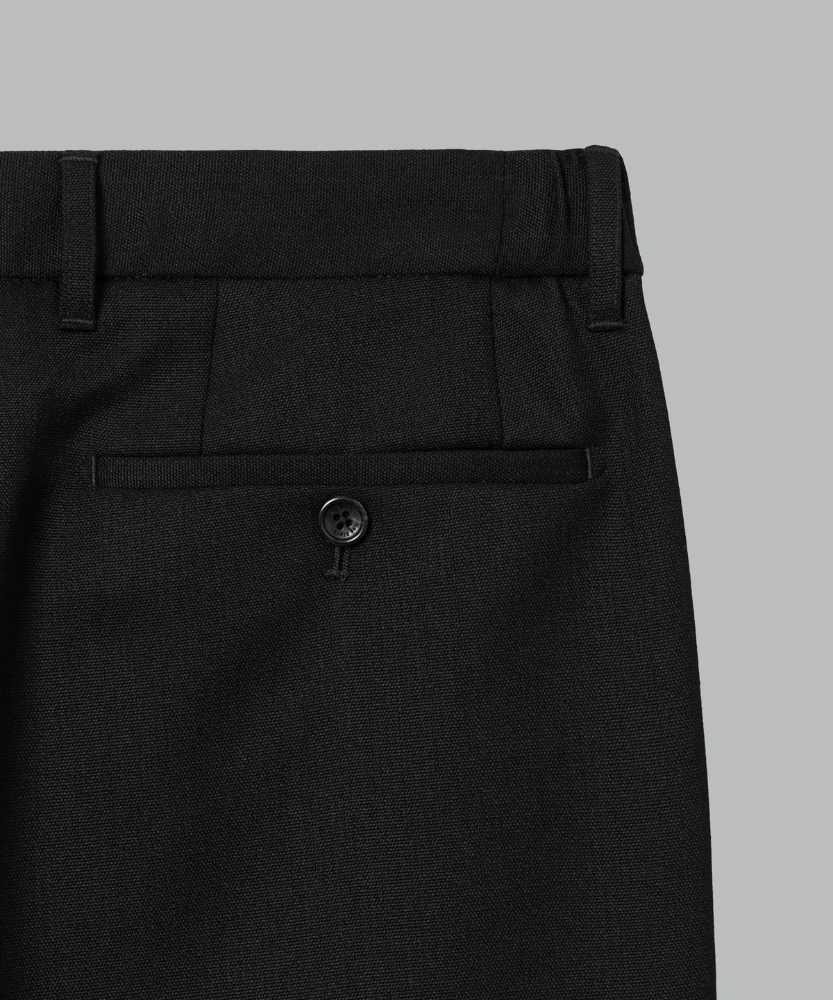 넌블랭크(NONBLANK) 울 블렌드 캔버스 루즈핏 팬츠_BLACK