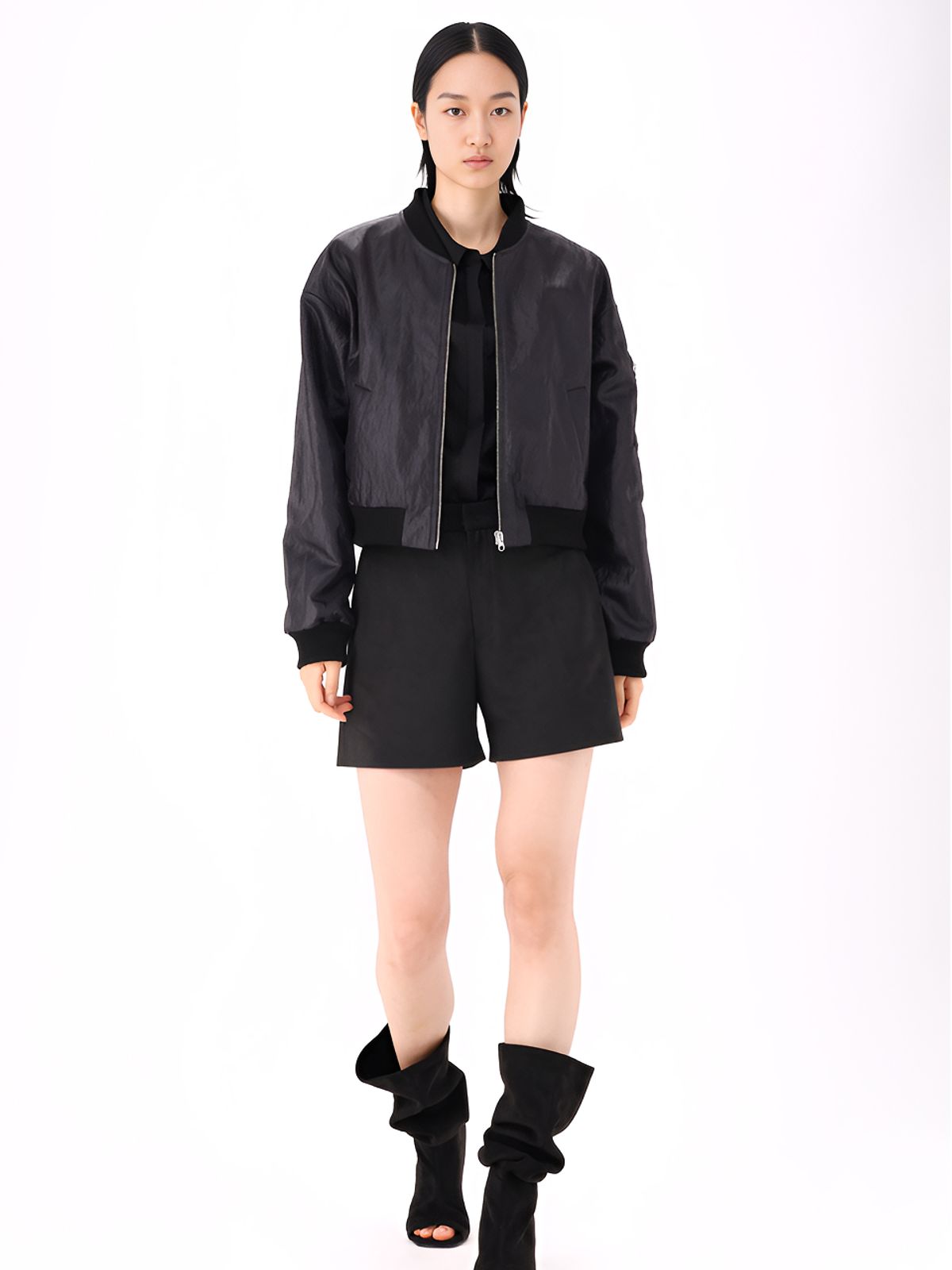 아쿠드(ACUD) Suede Shorts _Black