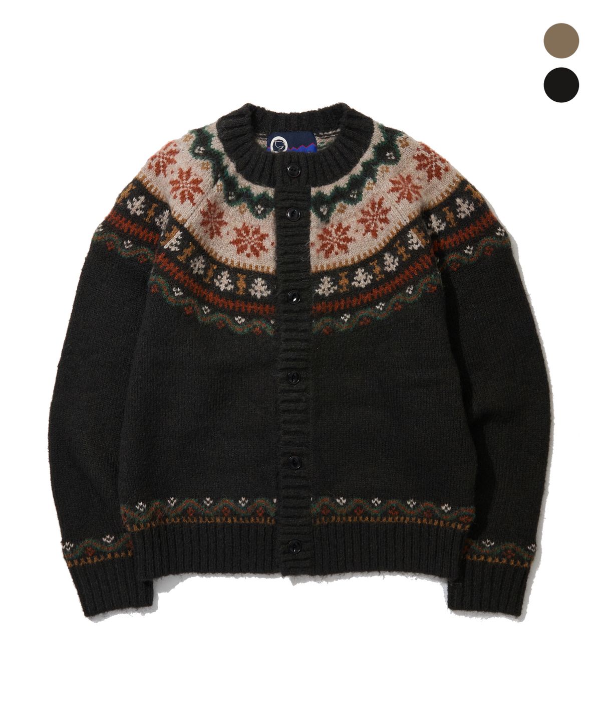 펜필드(PENFIELD) [PF]스노우 프로그 니트 가디건_FS3NJ13U