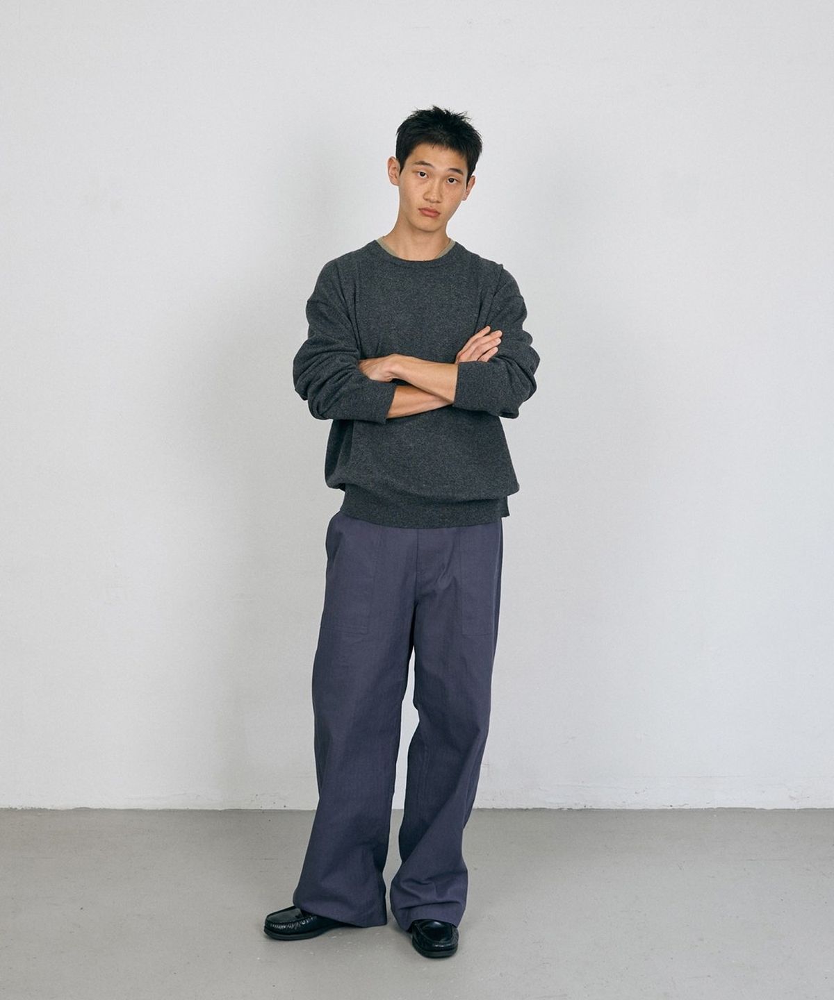해브해드(HAVEHAD) 에브리데이 퍼티그 팬츠 (빈티지 블루)