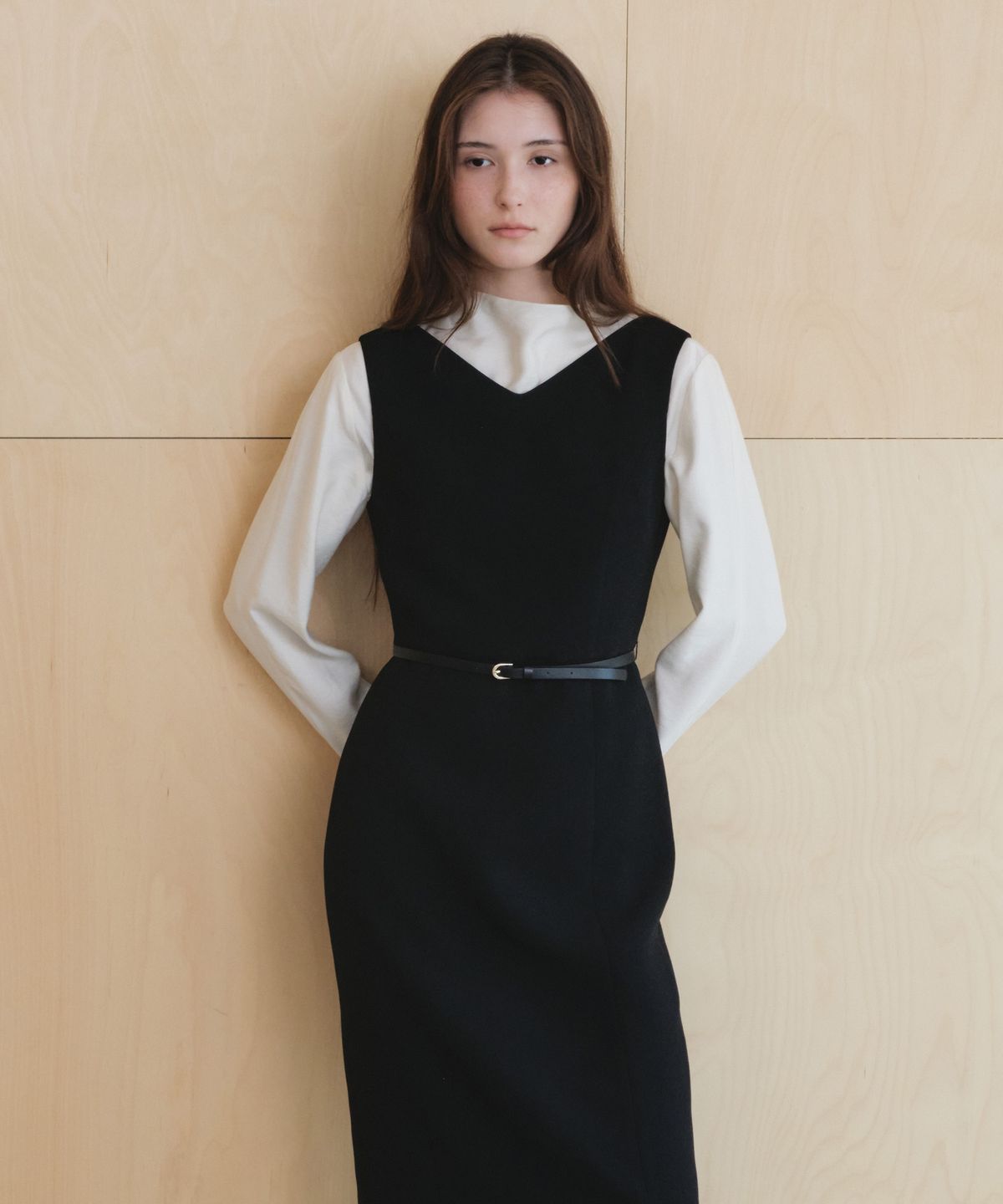 올리브 데 올리브(OLIVE DES OLIVE) 스카프 라운드블라우스 OE6AB8070
