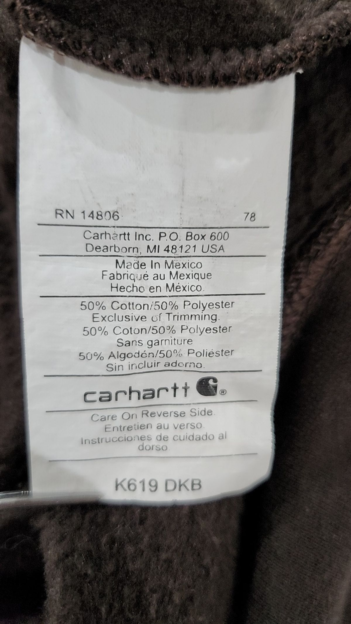 칼하트(CARHARTT) 후드 티셔츠 L