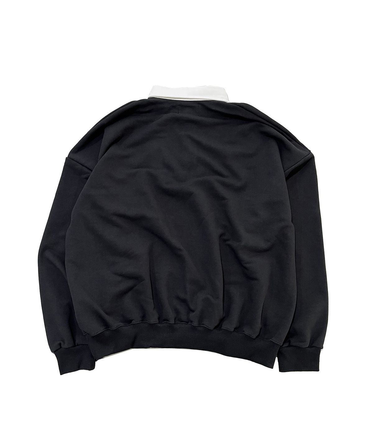 스케이터락(SK8ER ROCK) Crest Polo Sweatshirt (Black)