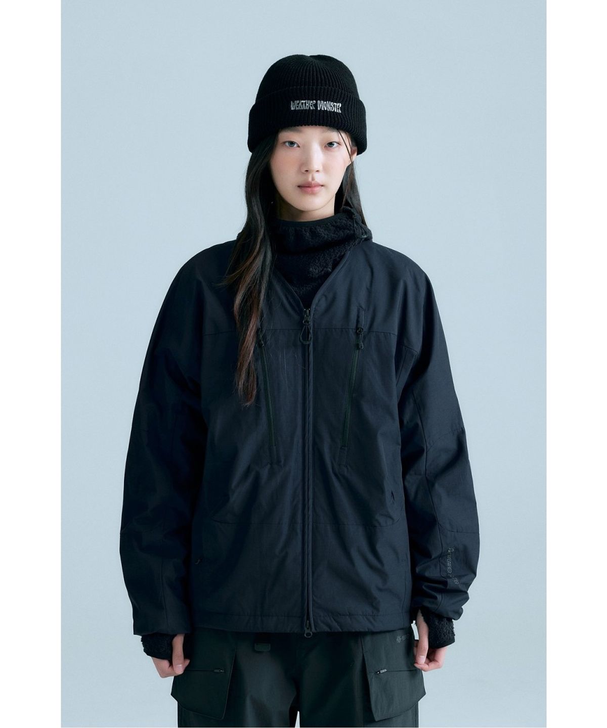 코오롱스포츠(KOLON SPORT) WM AC 로고 비니 8NRGA26301BLK