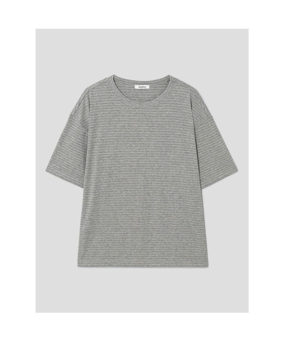 디애퍼처(THE APERTURE) [Unisex] Classic Stripe TShirt  Grey (TA6742U023)