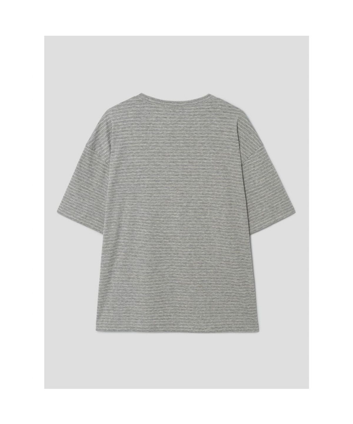 디애퍼처(THE APERTURE) [Unisex] Classic Stripe TShirt  Grey (TA6742U023)