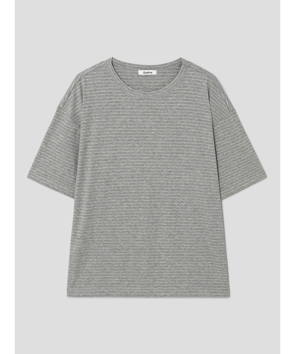 디애퍼처(THE APERTURE) [Unisex] Classic Stripe TShirt  Grey (TA6742U023)