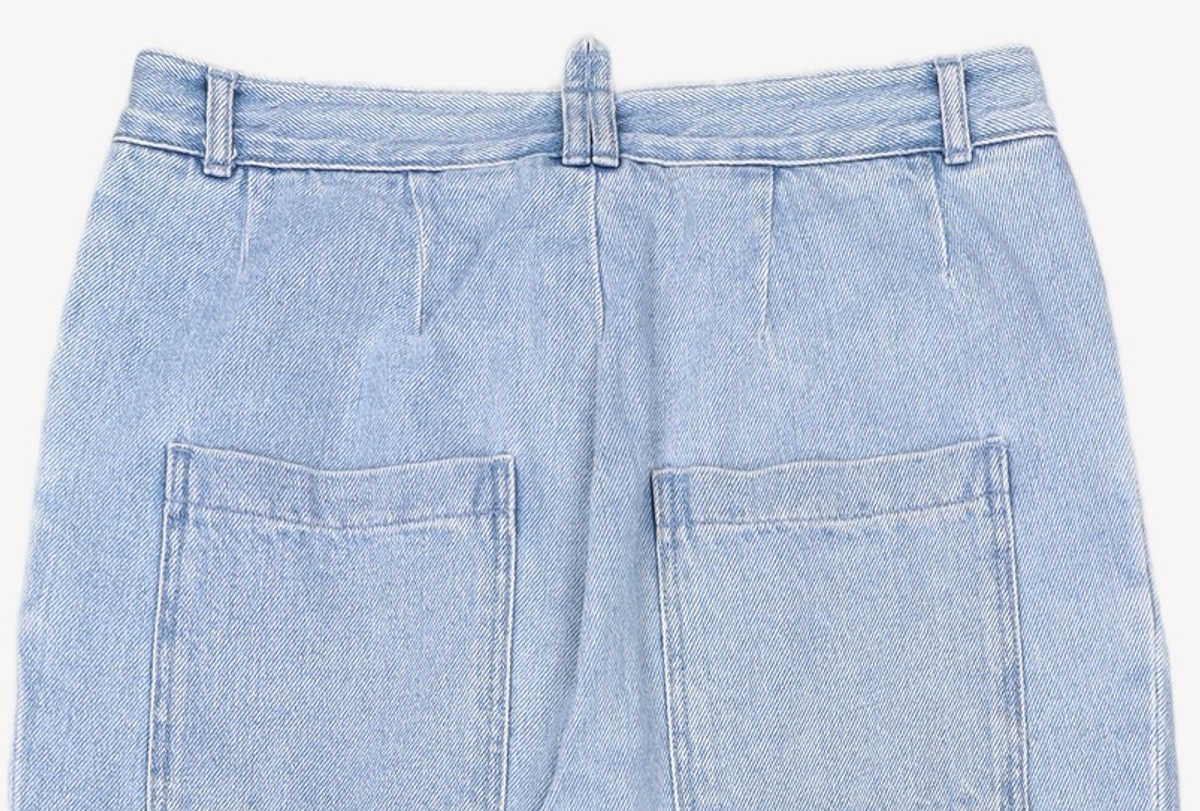 로드 존 그레이(LORD JOHN GREY) two tuck denim trouser blue washed XL