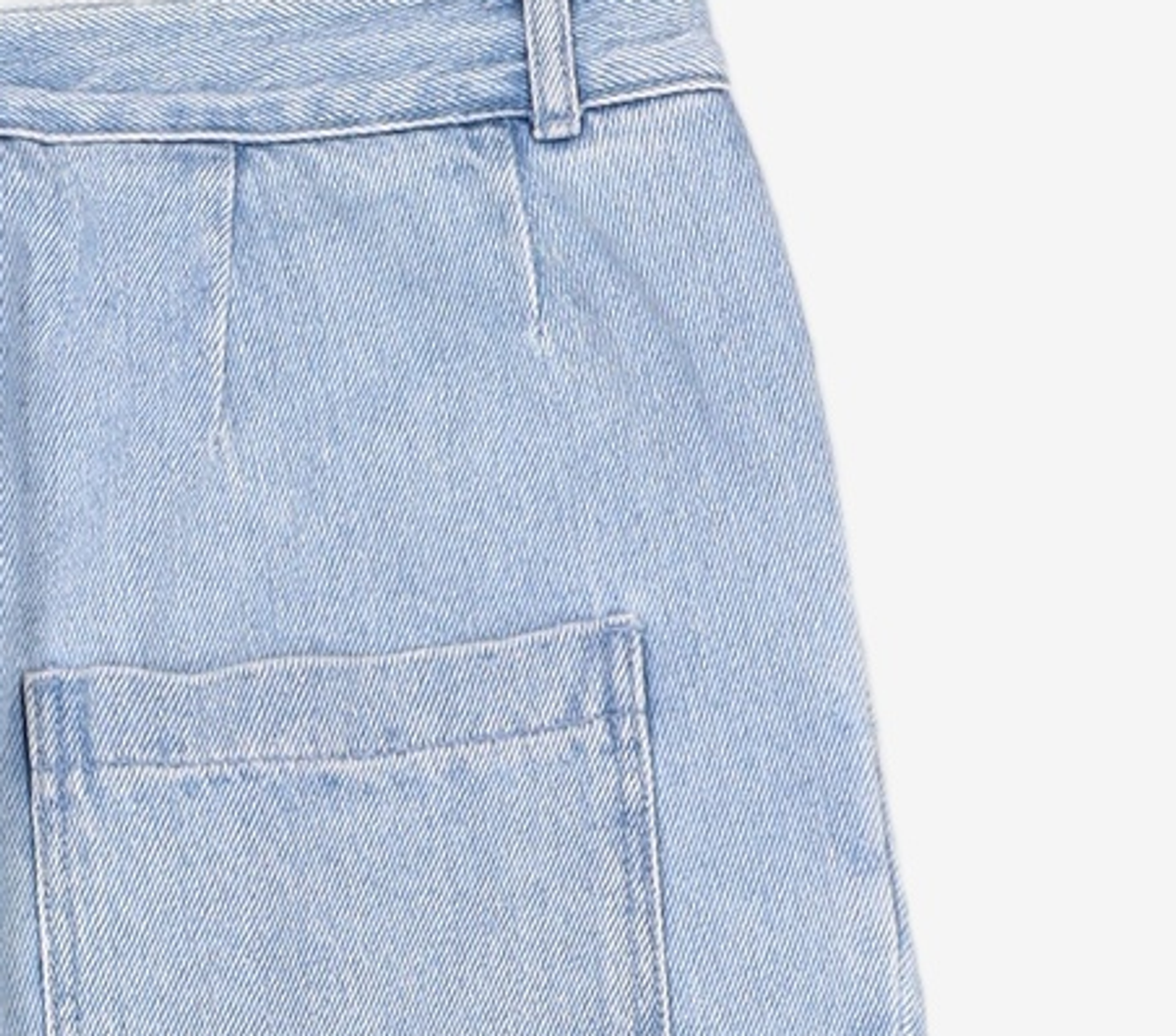 로드 존 그레이(LORD JOHN GREY) two tuck denim trouser blue washed XL