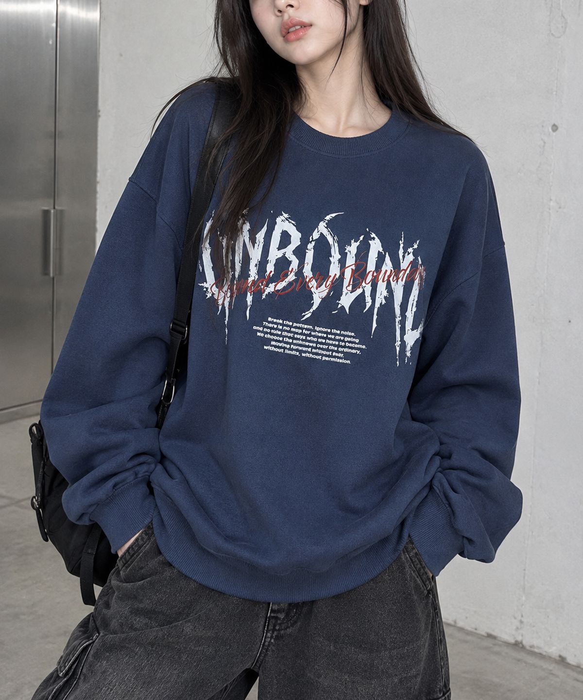 도톤(DOTON) UNBOUND SPIRIT SWEATSHIRT (Grey)