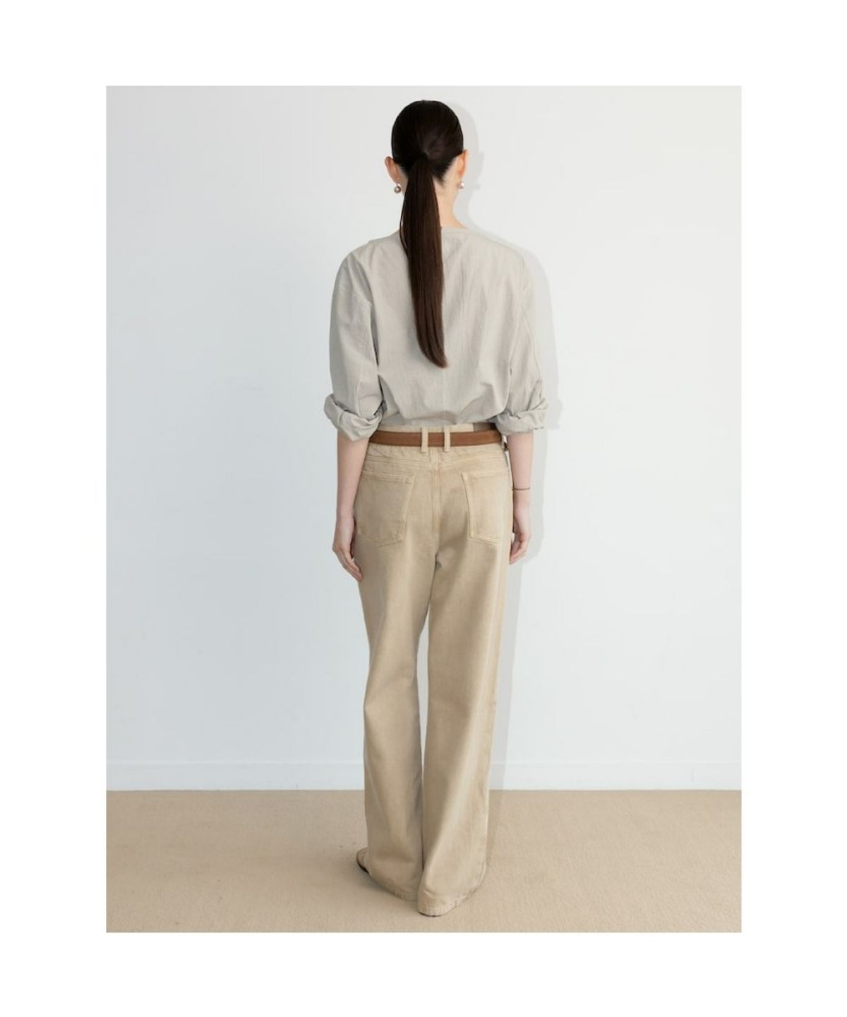 디애퍼처(THE APERTURE) Sidogras Wayne Top  Beige (TA6764A06A)