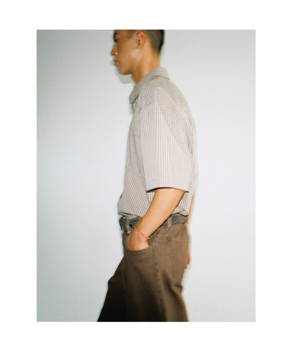 디애퍼처(THE APERTURE) [Unisex] Sidogras HSleeve Shirt  Brown (TA6765U01D)