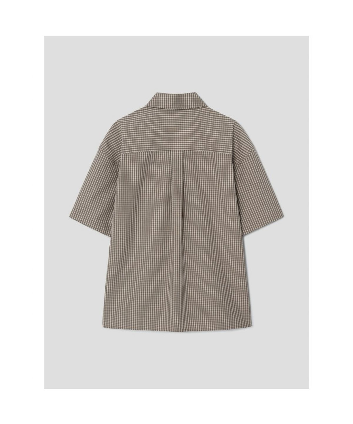 디애퍼처(THE APERTURE) [Unisex] Sidogras HSleeve Shirt  Brown (TA6765U01D)