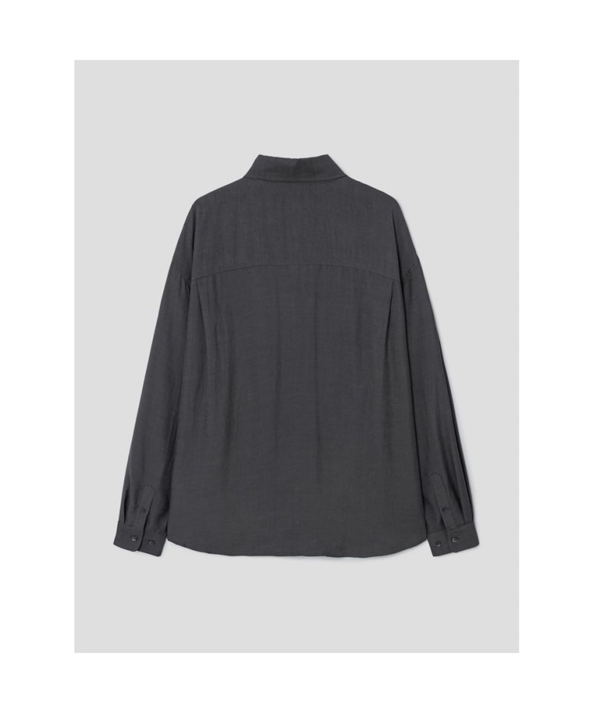 디애퍼처(THE APERTURE) [Unisex] Viscose Classic Shirt  Ash (TA6764U024)
