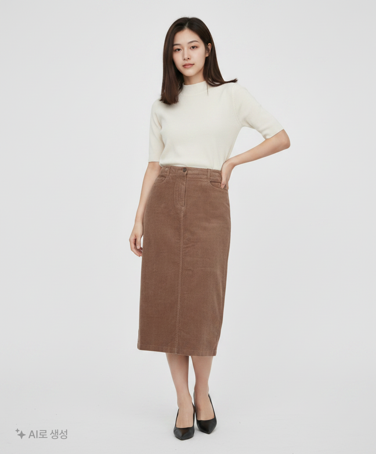무신사 스탠다드(MUSINSA STANDARD) 롱스커트 M